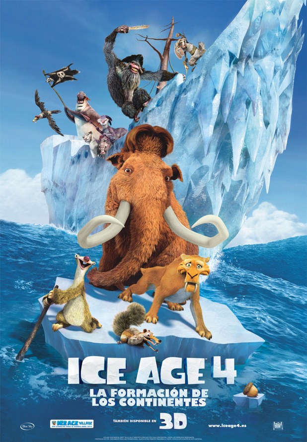 Ice Age 4: la formación de los contienentes
